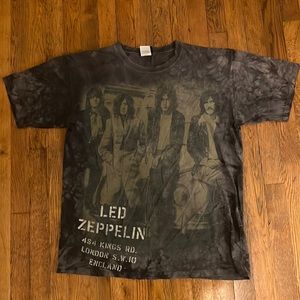 Vintage tie dye led leppelin tee size large